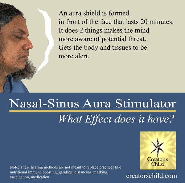 Covid Aura Preventor effect