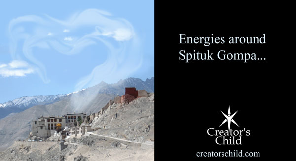 Spituk Gomtak Monastery Aura