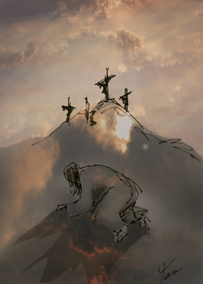 Sketches of Jesus By Spiritual artist Tarun Cherian