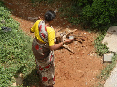 Woman with epileptic dog