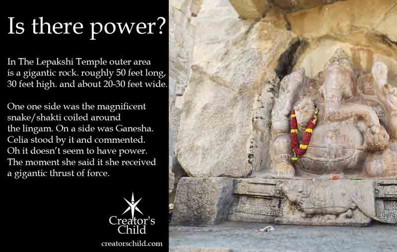 Ganesha Scuplture at Lepakshi Temple