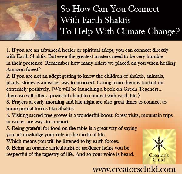 Shaktis and Climate Change